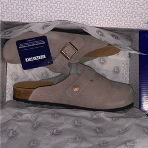 Birkenstock Boston Suede Clogs. Size 39.
